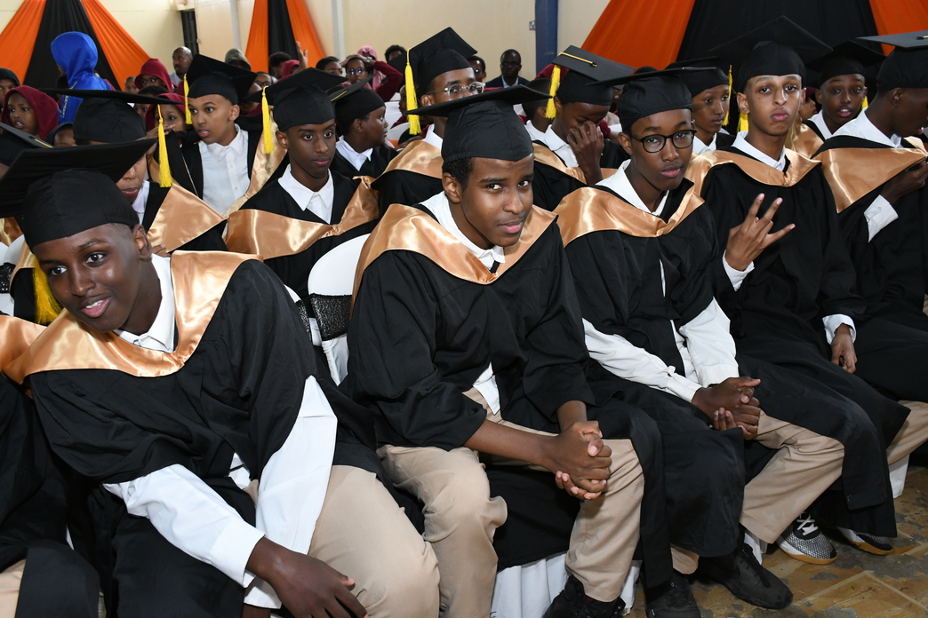 Students learning together at Hayl International School